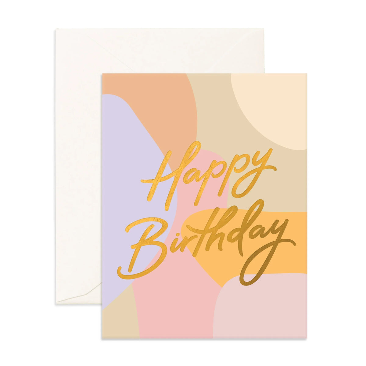 Fox & Fallow Greeting Card - Happy Birthday Paint – Homeroom Design